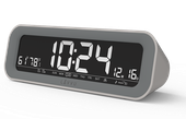 LAVVU Szary cyfrowy budzik SMART z radiem