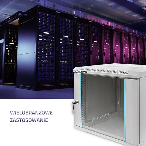 Qoltec Szafa RACK 19" | 9U | 600 x 600 x 501 na Arena.pl