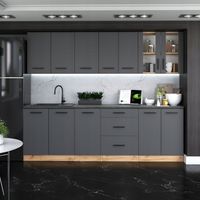 Meble kuchenne Zestaw mebli kuchennych Kuchnia REMO 2,6m ANEKS REGAŁ