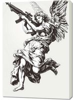 Obraz 70x100cm Anioł Wojny