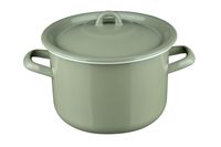 garnek szary z pokrywką 3,4l-18cm