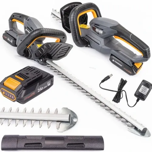 POWERMAT NOŻYCE AKUMULATOROWE DO ŻYWOPŁOTU SEKATOR GAŁĘZI 45CM 20V +2Ah na Arena.pl