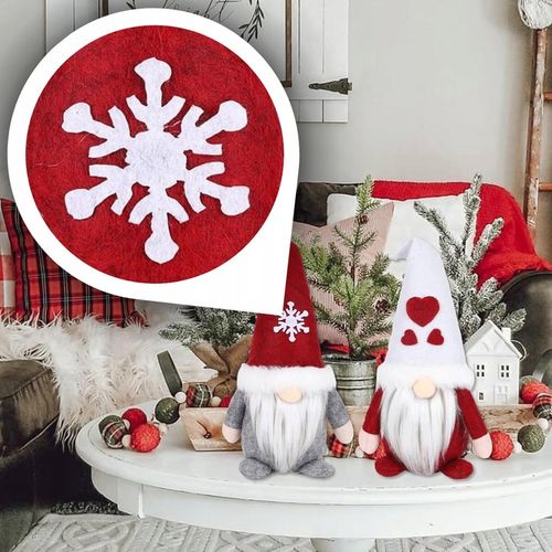 SKRZATY POD CHOINKĘ ŚWIĄTECZNE KRASNALE GNOMY OZDOBA NA ŚWIĘTA 2SZT KOMPLET na Arena.pl