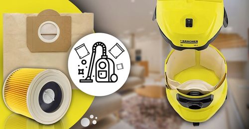 10X WORKI + FILTR DO ODKURZACZA KARCHER WD3 MV3 WD2 SE 4001 K2000 PAPIEROWE na Arena.pl