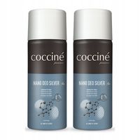 2X 400ml Coccine Dezodorant z Nano Srebrem Odświeżacz do Obuwia Butów
