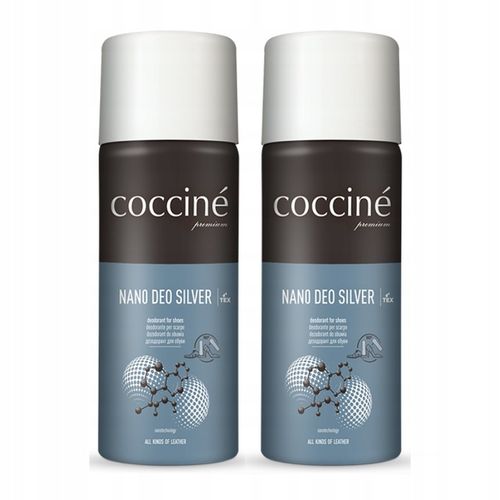 2X 400ml Coccine Dezodorant z Nano Srebrem Odświeżacz do Obuwia Butów na Arena.pl