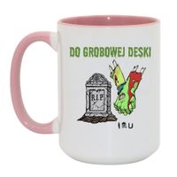 Duży Biało-Różowy 450 ml