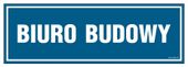 Biuro Budowy - Tabliczka Informacyjna Z Przylepcami 300 X 100, Pn Płyt