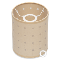 Abażur tkaninowy beżowy 20x25 cm E27 E14 Cerlux – elegancki klosz lampy