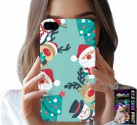 ETUI DO IPHONE ( 7 PLUS ) - MIKOŁAJ, RENIFER BAŁWAN ŚWIĄTECZNE WZORY