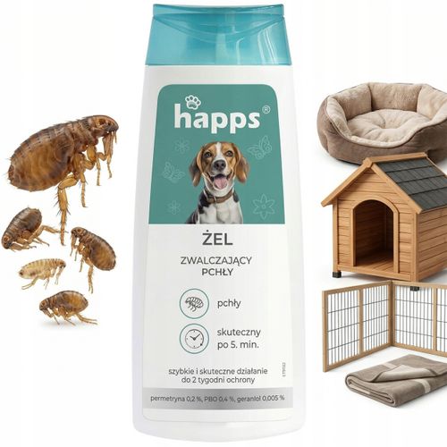 HAPPS - żel zwalczający pchły 150ml na Arena.pl