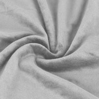 Pokrowiec Na Krzesło Skandynawskie Jasny Szary Welur Elastyczny