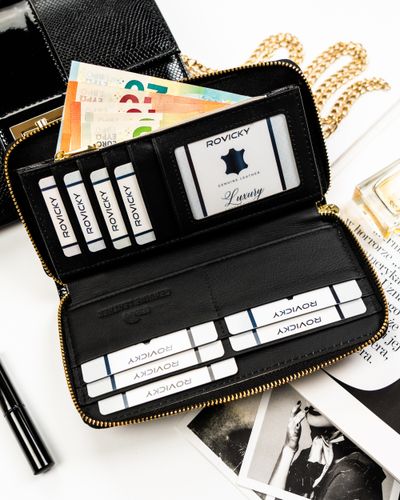 portfel damski skórzany rh-25-1-rs-5395 black na Arena.pl