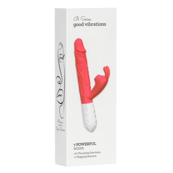 Silicone Vibrator 7 Vibration Modes -10 Thrusting And7 Flapping zdjęcie 2