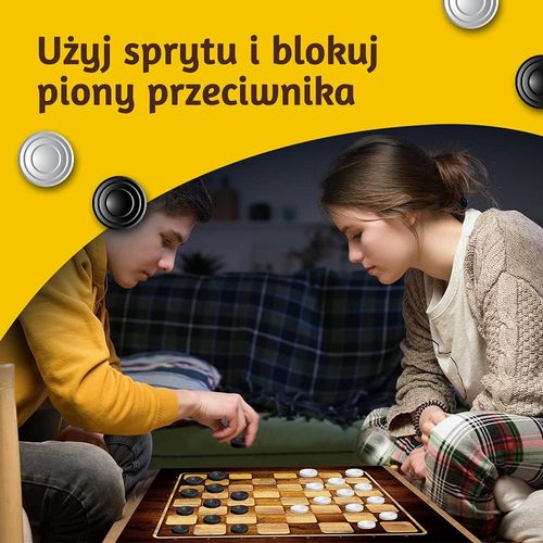 Gra WARCABY/MLYNEK DE LUXE 01681 . na Arena.pl