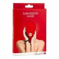 Kominiarka Ouch Otwór Na Usta Czerwona