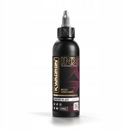 Farba do tatuażu KwadronINX -Enriched Black - 120ml-czarna na Arena.pl