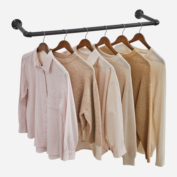 Wieszak drążek ścienny - HSR67BK zdjęcie 2