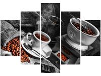 OBRAZ FILIŻANKA GORĄCEJ KAWY COFFEE