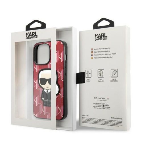 Etui Karl Lagerfeld do iPhone 13 Pro Max, Czerwony na Arena.pl