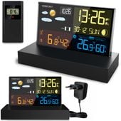 Stacja pogodowa z wyświetlaczem BD-912 czarna