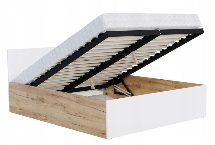 Łóżko 120x200 + materac podnoszone PANAMA PM zdjęcie 4
