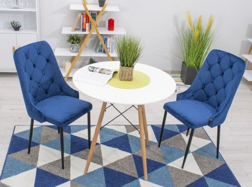 Krzesło CAPRI - granat x 4 na Arena.pl