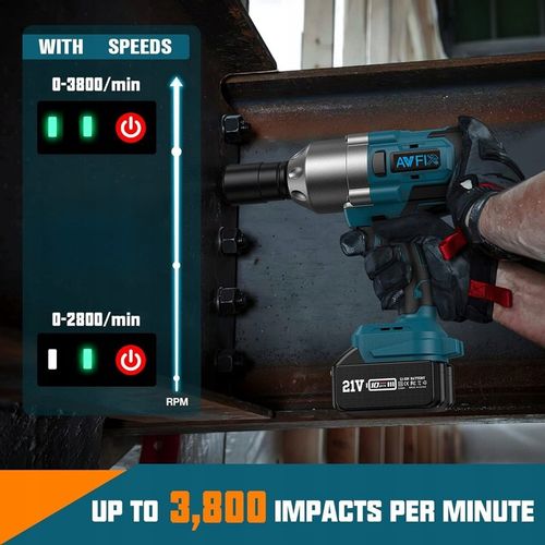 Klucz Udarowy Akumulatorowy do KÓŁ 21V 1/2'' AKU 4.0Ah na Arena.pl