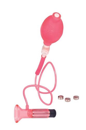 Pompka-Clitoral Vibrating Pump - Clear Hot Pink na Arena.pl
