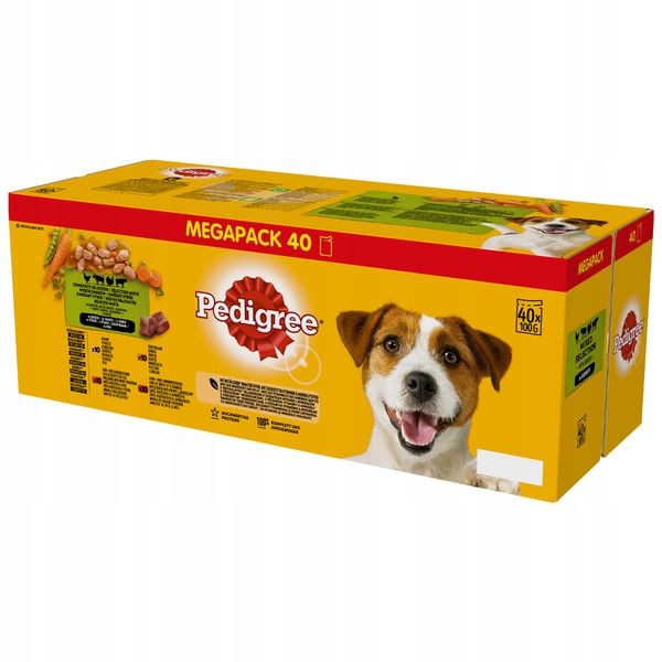 Pedigree Mokra karma dla psów Mix smaków w sosie 100 g x 40 sztuk zdjęcie 1