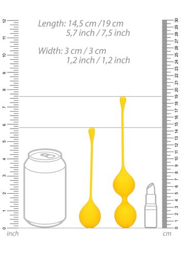 Silicone Kegel Balls Training Set - Carambola na Arena.pl