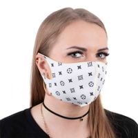 Maska Maseczka Ochronna Neoprenowa Wielokrotnego Użytku Luis Biała L/XL