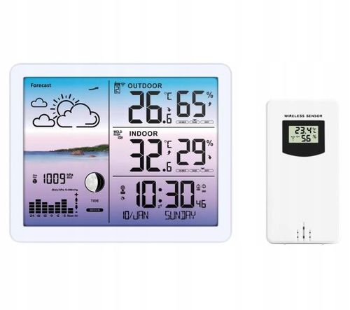 Stacja pogodowa METEO SP107 biała na Arena.pl