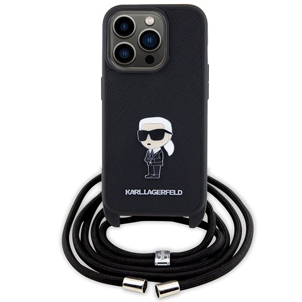 Etui Karl Lagerfeld do iPhone 15 Pro, Czarny zdjęcie 2