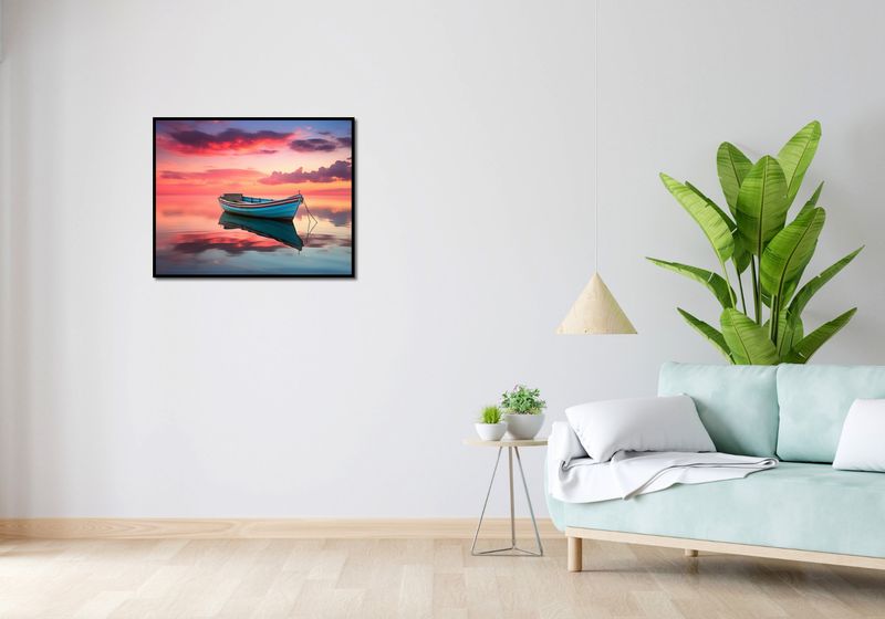 Plakat 76x60,5cm Spokój przed Połowem zdjęcie 4