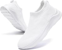 Buty sportowe damskie wsuwane oddychające lekkie siatka białe rozm 40