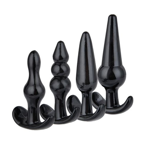 plug quatro anal plugs starter set  4 pack black na Arena.pl