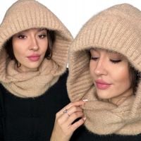 CZAPKA KAPTUR KOMINIARKA GOLF BALACLAVA UNISEKS CIEPŁY MODNY VIRAL K