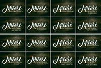 Tabliczki TABLICE ŚLUBNE HYMN O MIŁOŚCI 20x30 ślub wesele 16 szt PCV