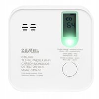 Czujnik detektor tlenku węgla czadu WiFi Aplikacja TUYA Zamel CTW-10