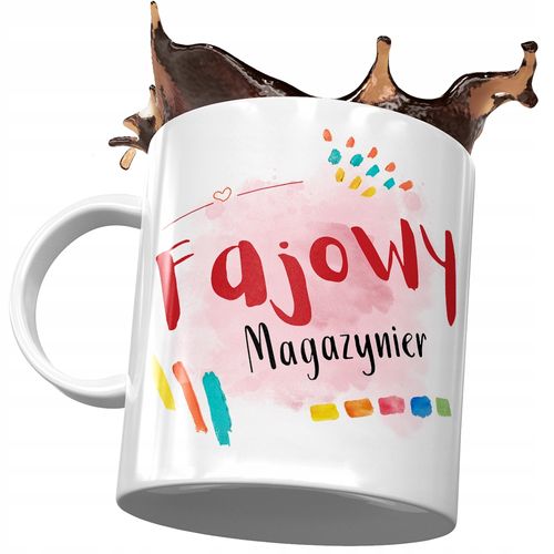 Kubek Dla Magazyniera Fajowy Magazynier Z Nadrukiem Ze Zdjęciem na Arena.pl