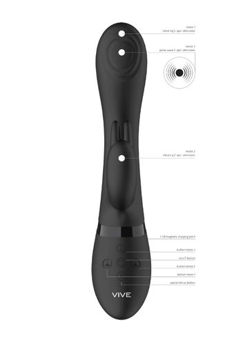 Cato - Pulse G-spot Rabbit - Black na Arena.pl