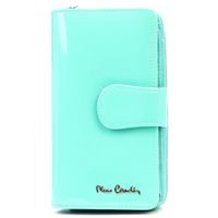 skóra naturalna + Damski portfel ze skóry ekologicznej Pierre Cardin 07 SHINY 116