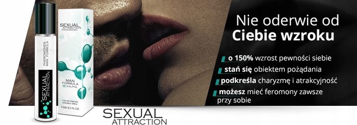SEXUAL ATTRACTION 15ml - SILNE MĘSKIE FEROMONY zdjęcie 6