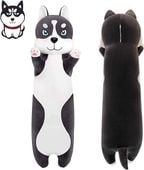 maskotka poduszka zagłówek pluszak pies husky 70cm