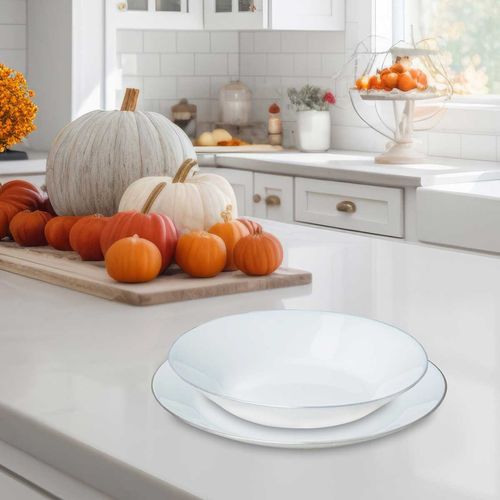 komplet obiadowy opal dla 6 osób 18 elem. kinghoff kh-1877 na Arena.pl