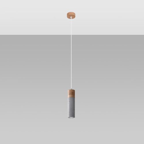 Lampa wisząca ZANE 1 szara na Arena.pl