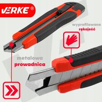 10x NÓŻ NOŻYK TAPET SKŁADANY OSTRZE ŁAMANE 18MM UNIWERSALNY OSTRZEM ŁAMANYM