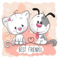 FOTOTAPETA dla dziecka PIESKI PLUSZAKI 360x240