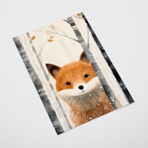 Plakat dla dziecka lis lisek 40x50 cm na Arena.pl